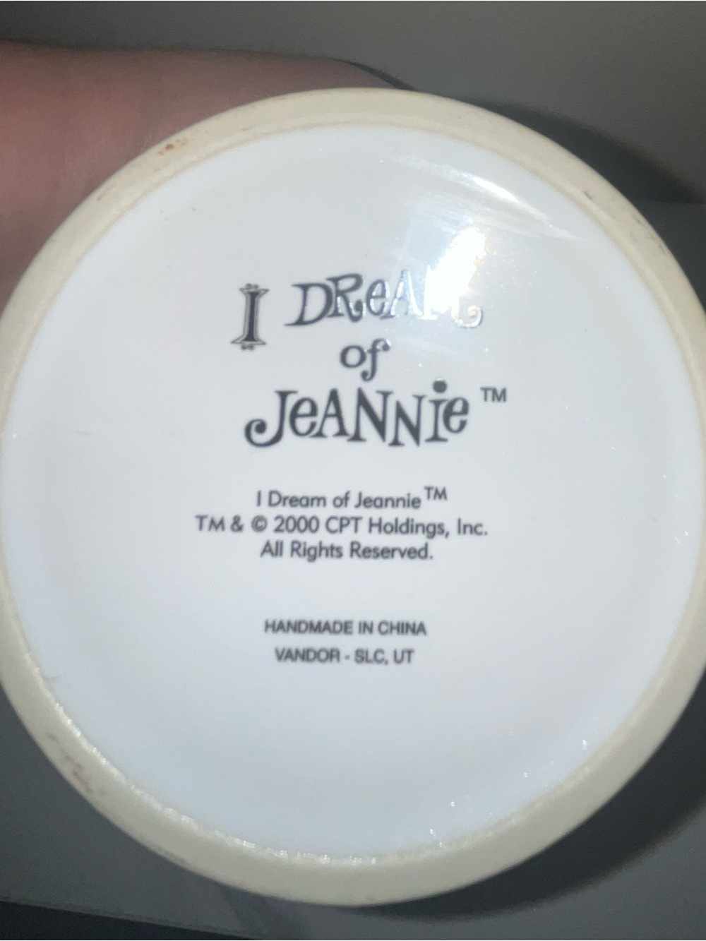 I Dream Of Jeannie Ceramic Mug Barbara Eden Novelty Vintage Nostalgia EUC - Picture 6 of 7